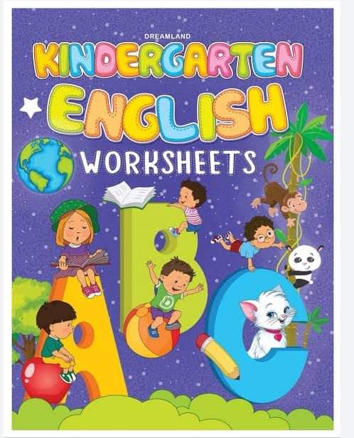 kindergarten english worksheet